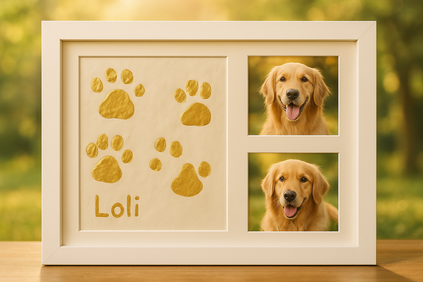 Companion Paws & Photo Frame: Clay Imprint