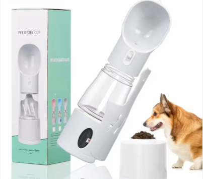 Modern Pet Bottle - 3 in 1 - Water, Food, Garbage bag & Scoop