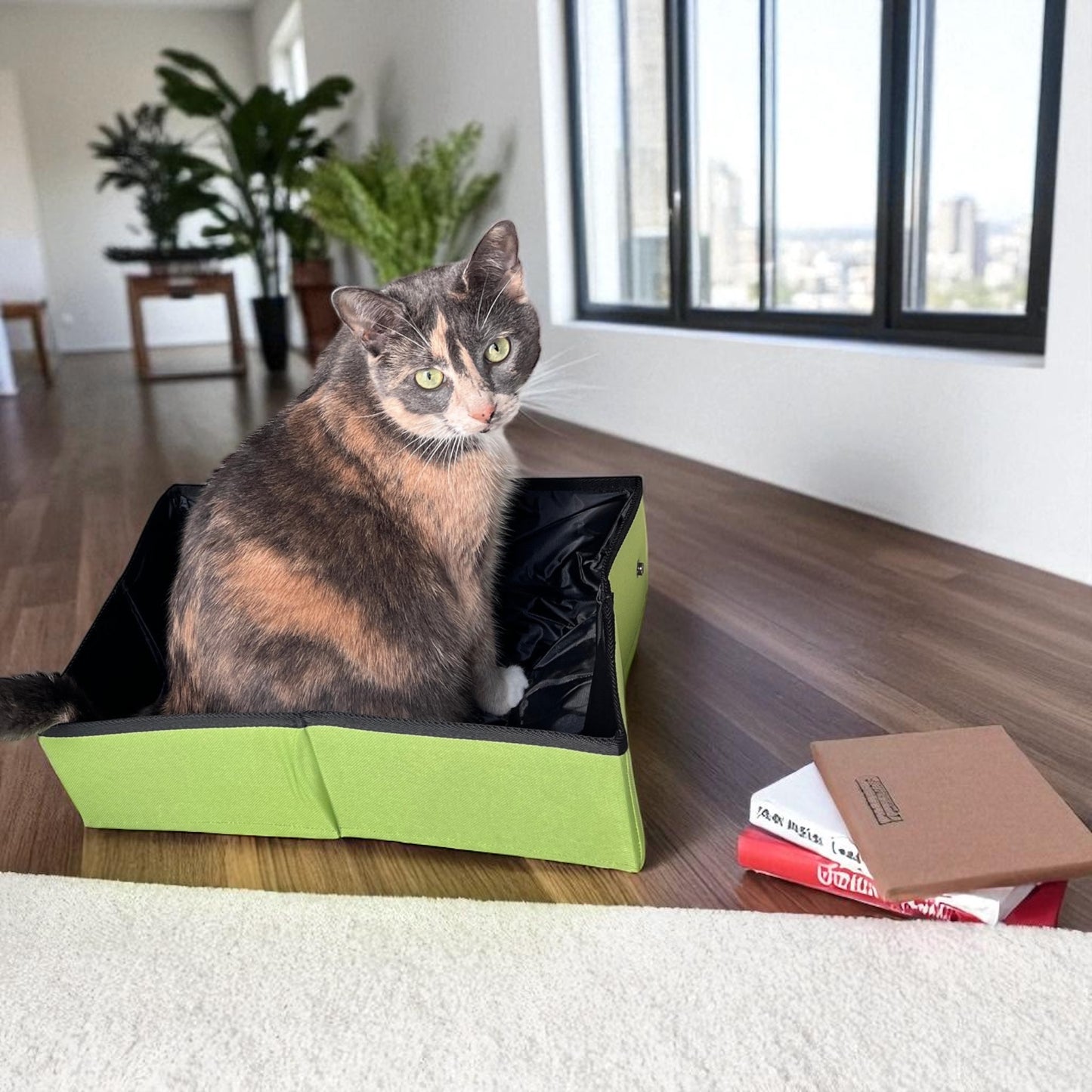 Leak-Proof Portable Cat Litter Carrier