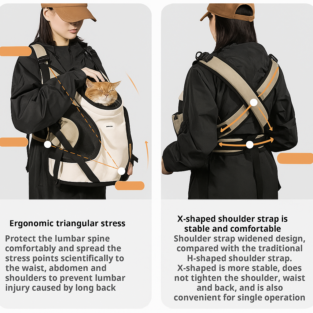 Modern Outdoor - Pet Carrier Bag Breathable for Dogs and Cats