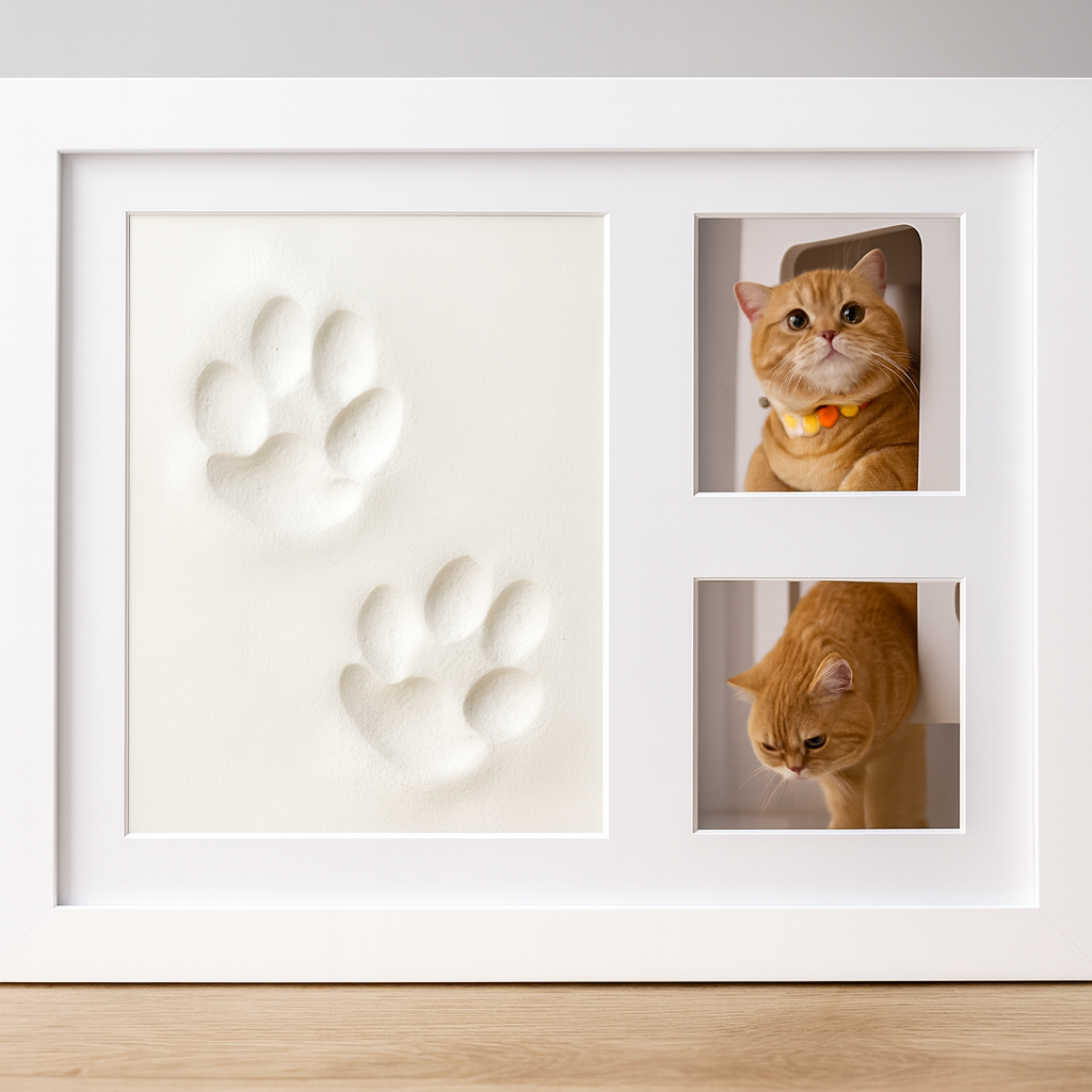 Companion Paws & Photo Frame: Clay Imprint