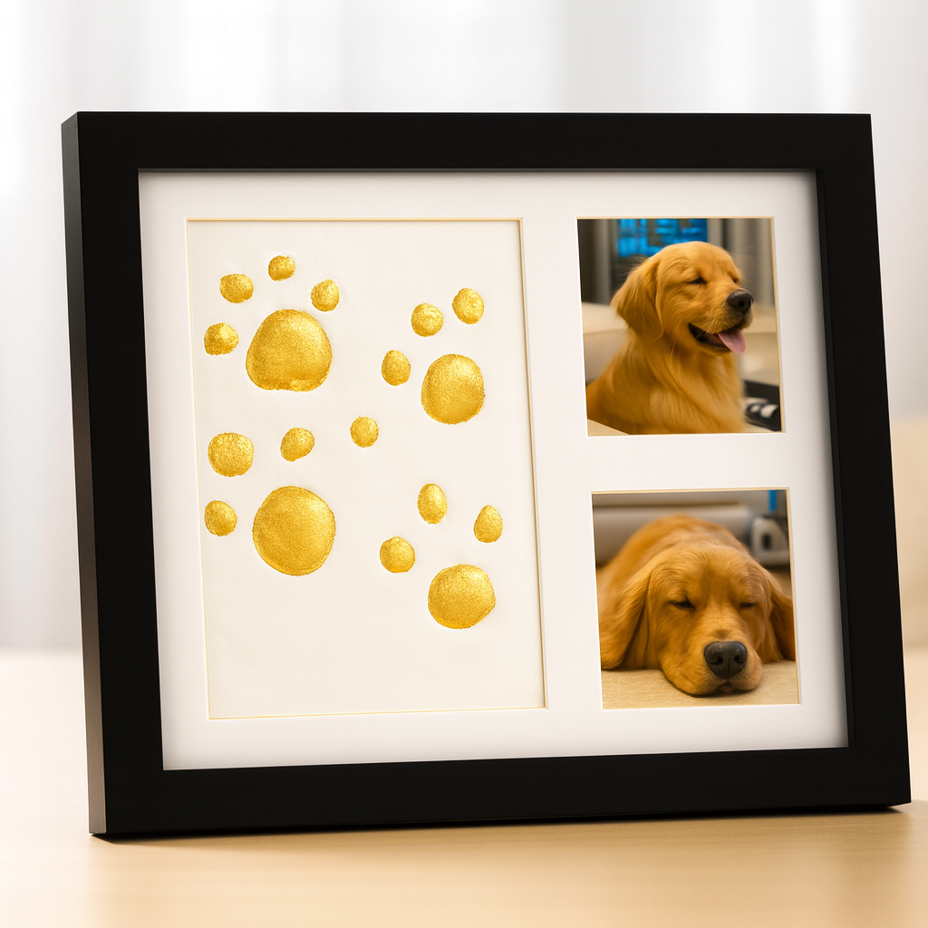 Companion Paws & Photo Frame: Clay Imprint