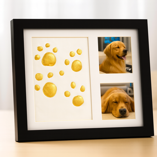 Companion Paws & Photo Frame: Clay Imprint