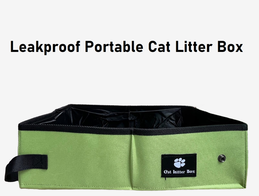 Leak-Proof Portable Cat Litter - Carrier Outdoor Collapsible