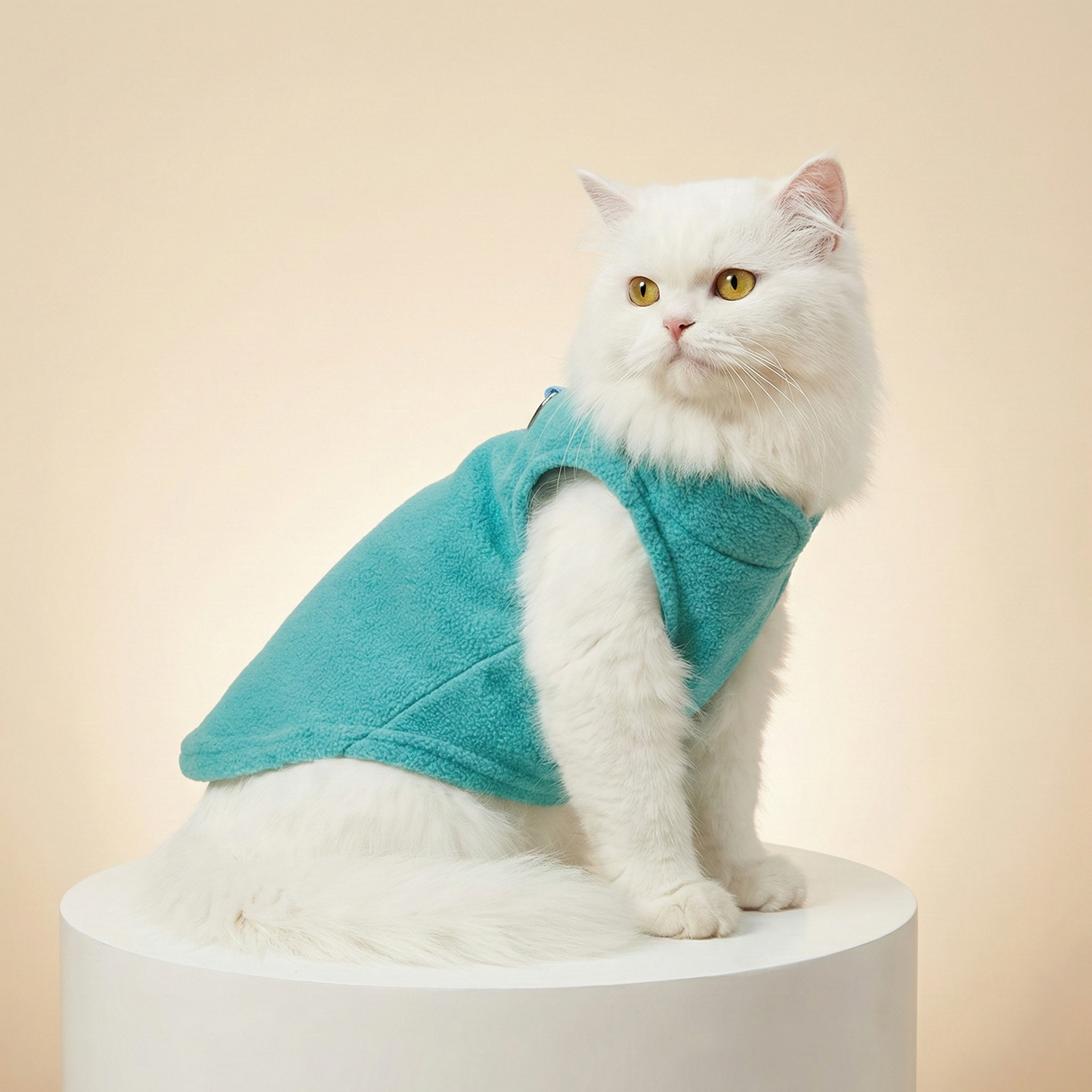 Premium No-Pull Fleece Vest for Small Dogs & Cats - Travel Gear