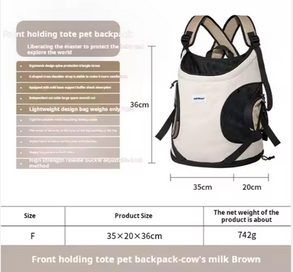 Hi-Dream - Outdoor Pet Carrier Bag Breathable for Small Dogs and Cats