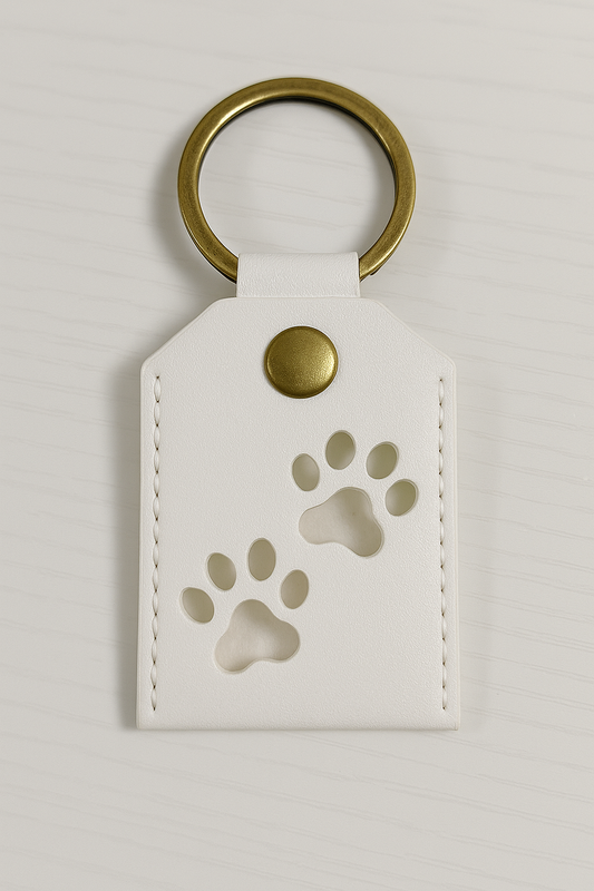 Keychain - Pet hair storage keepsake; Functional and Sentimental